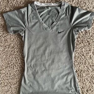 Nike Women's Short Sleeve Gray Tee, Nike pro